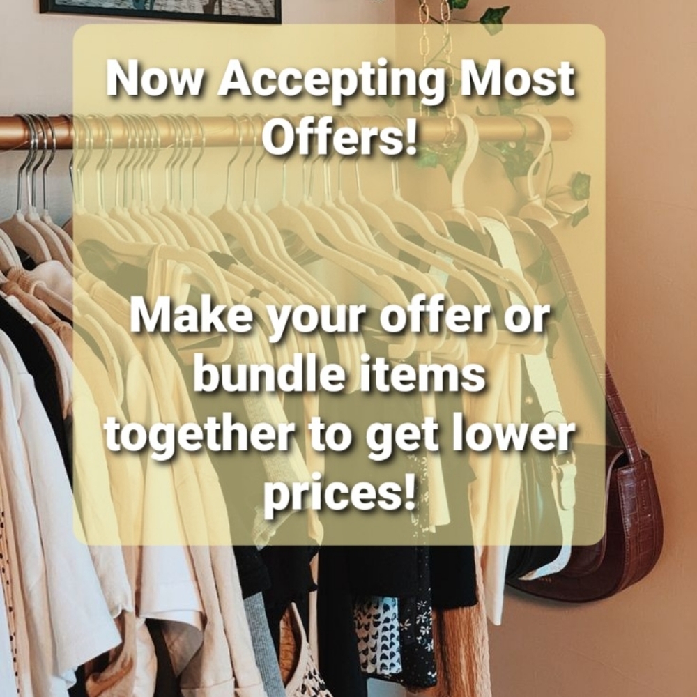 Now Accepting Most Offers